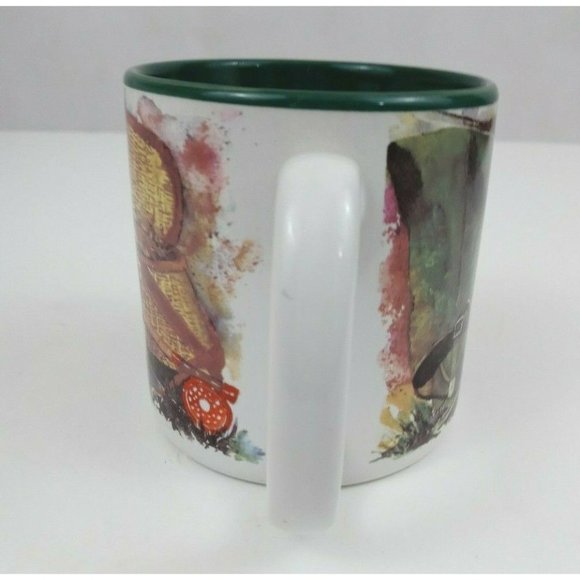 Vintage 1991 Potpourri Press Gone Fishing Coffee Cup Mug Rare 3.5" Tall - Picture 4 of 7